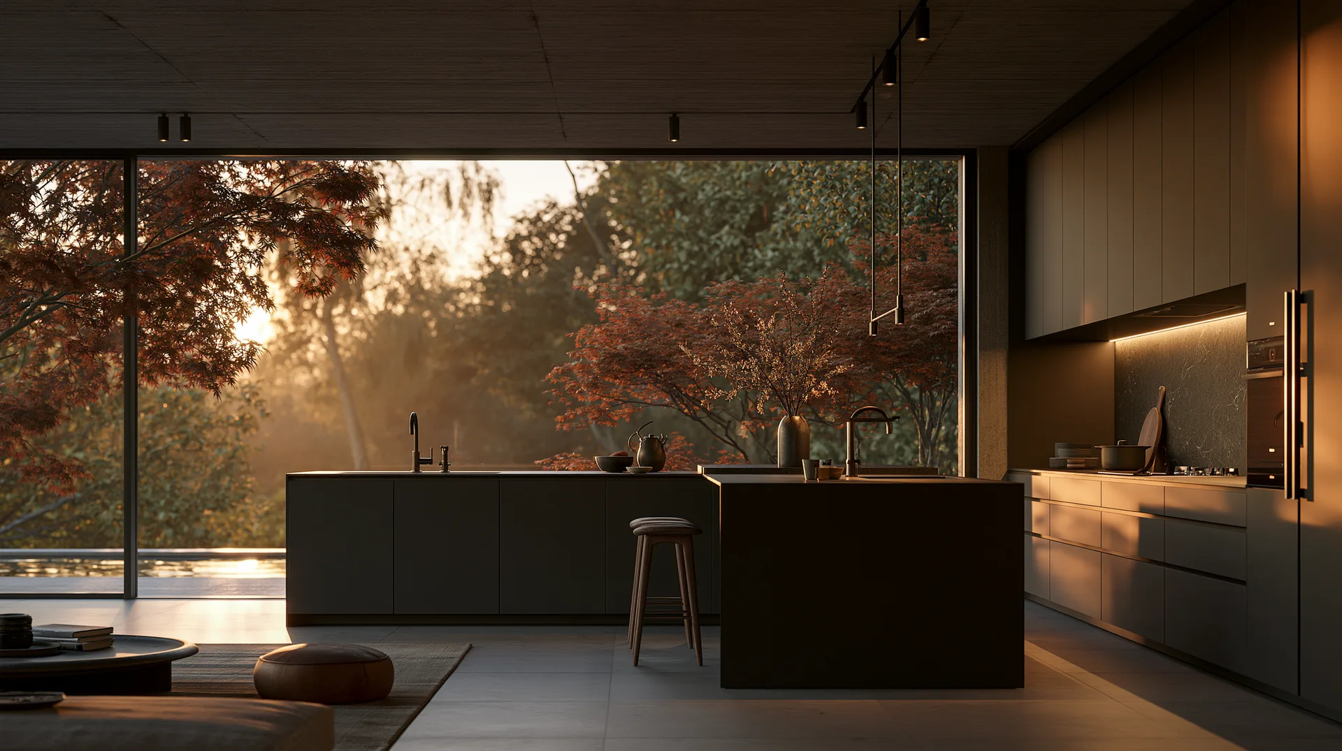 Cocina Grupo ACB al atardecer