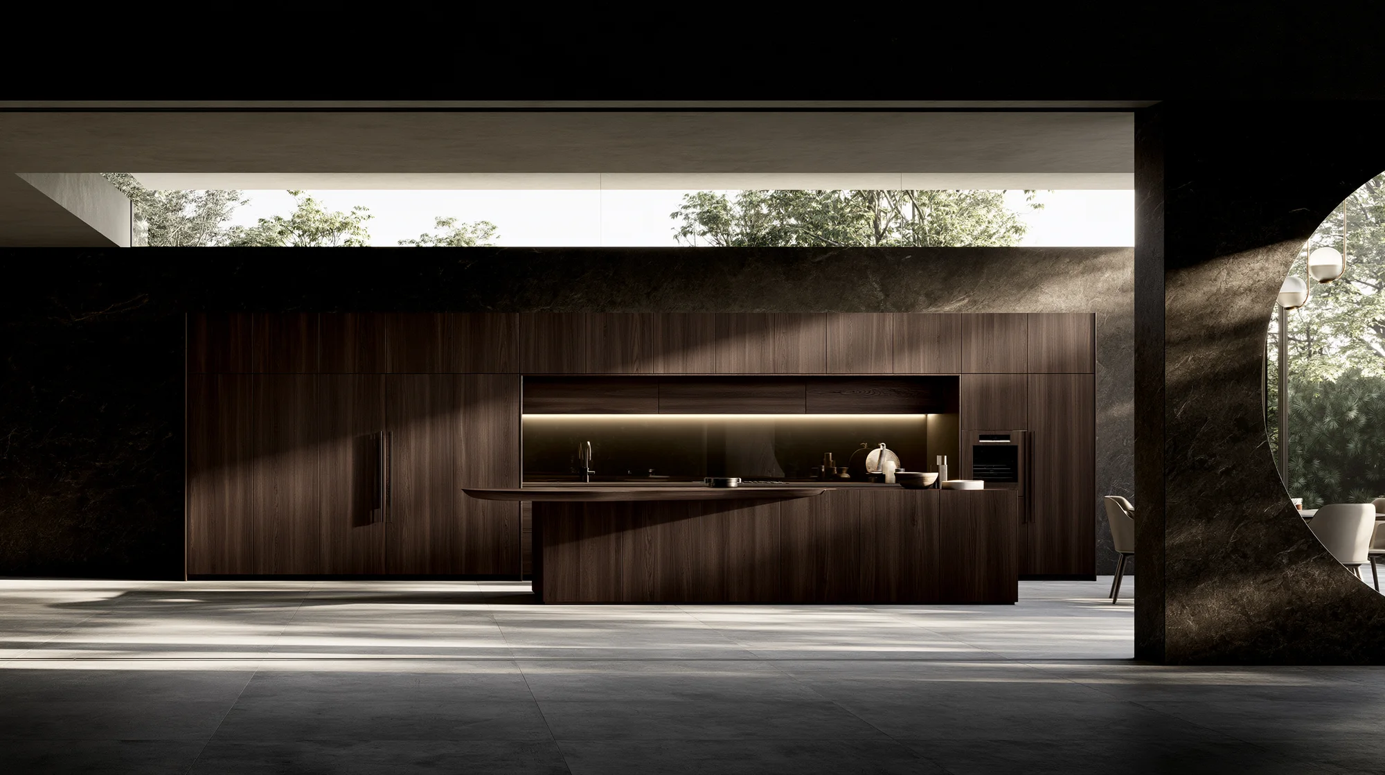 Cocina de arquitectura escultorica