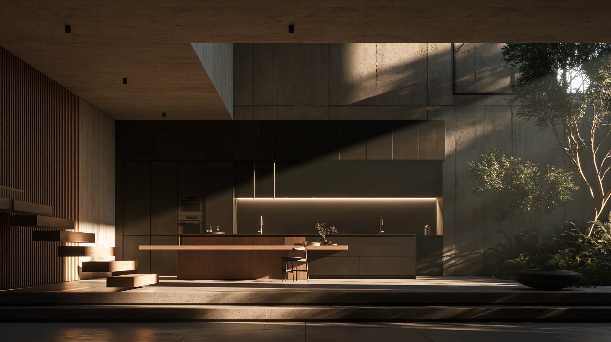 Cocina Grupo ACB en madera cálida